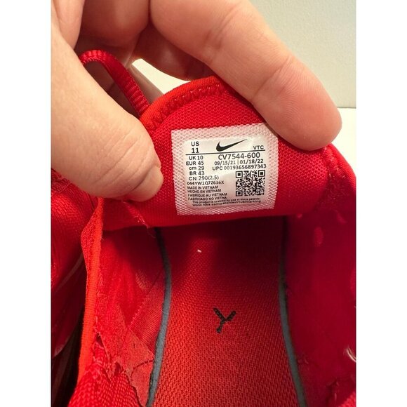 Nike Men's Air Max 270 Triple Red | University Red CV7544-600 Size 11 - Picture 9 of 10